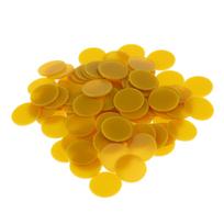 100 vnt. Plastikiniai pokerio žetonai, Bingo žymekliai, Žetonai žaislai vakarėliui, kazino, stalo žaidimų aksesuaras