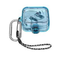 For Nothing Ear 2 Headphone Protective Case PC Transparent Hollow Out Fashion Earphone Cover Anti-scratch Shell for Nothing Ear2 mėlyna