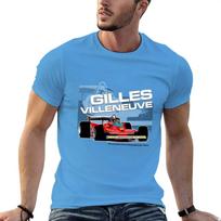 Naujas Gilles Villeneuve - F1 1979 marškinėlis marškinėliai oversized marškinėlis oversized marškinėliai marškinėliai vyrams pakuotė S