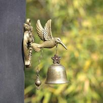 Animal Door Bell Metal Bell Wind Chime Ornament One Size