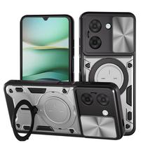 for Redmi A5 4G (171.7mm) Global Version Case Slide Camera Ring Stand Protection Cover Capa for Xiaomi Redmi A5 4G 171.7mm Funda Redmi A5 4G (171mm) sidabras