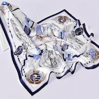 100% natūralaus šilko kvadratinė skara moterims gėlių rašto maža tikro šilko bandana plaukų skara prabangi kaklaskare gryno šilko galvos skara 65x65cm