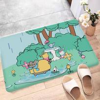 Mielas P-Pusheen-Katės Virtuvės Kilimėlis Nordic Stiliaus Miegamojo Svetainės Durų Kilimėlis Namų Balkono Neslystantis Sveikinimo Kilimėlis 40x60 cm