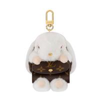 Louis Vuitton Bunny Monogram Coated Canvas Wallet Women wallet White M03230 Basic Set (Bag+Dust Bag)