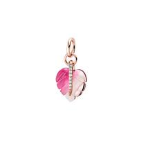 Pandora Rožinio Murano Stiklo Lapo Pakabukas Moteriški Papuošalai 388258PMU Pink
