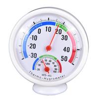 Skaitmeninis vidaus lauko LCD termometras Higrometras, temperatūros drėgmės matuoklis balta