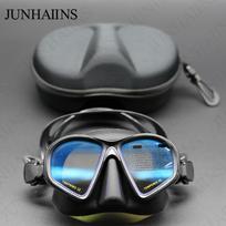 Wet Low Volume Snorkeling Mask Tempered Glass Freedive Mask J-type Diving Mask Snorkel Collection with Camera Mount High Quality Practical Daily Use