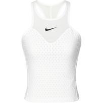 Nike Court Dri-FIT Slam Solid Tennis Tank Top Women Tops White DV3047-100 L white