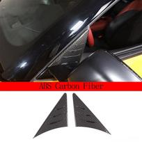 Carbon Fiber/Black For Toyota GR Supra A90 2019-2026 Car Rearview mirror side Window Spoiler Triangle Cover Trim Car Accessories