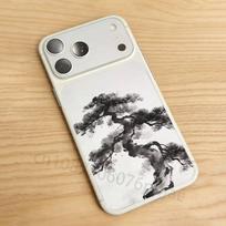 ink wash landscape For iPhone 17 Pro /Pro Max Battry Back Cover with Camera Decal Skin Rear Protective Sticker Film iPhone17promax