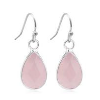 Waterdrop Natural  Stone Dangle Labradorite Earrings for Women Newly Designed  Female Daily Wear Wholesale Dropshiping
