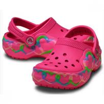 Crocs Classic Heart Light Clog Toddler 213184 669 C6(130)