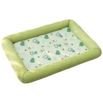 Square Cooling Puppy Bed Soft Dog Sleeping Pad Pet Supplies Pet Cooling Mat  Home S žalia