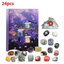 Adorable Resin Christmas Stone Blind Box Advent Calendar For Kids Holiday Celebrations
