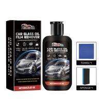 Homonth Windshield Glass Coating Paste For Superior Cleaning And Water Repellent Protection 100g Set With Towel And Sponge