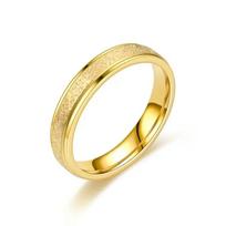 Light Luxury Feeling Titanium Steel Frosted Ring Feminine Temperament Minority Does Not Fade Ring Hand Jewelry Gift Creative 13 auksas