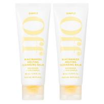 Nature Republic Simple Off Niacinamido tirpus valomasis balzamas Šviesinantis & Giliai valantis 80ml x 2 vnt.