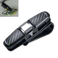 Auto Glasses Holder Portable Ticket Card Clamp Car Sun Visor Sunglasses Clip ABS Eyeglasses Case Car Mout Auto Accessories sidabras