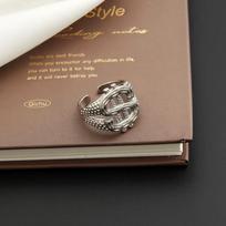 New Luxury Golden Letter Ring Men Gold-plated Dollar US Ring Hip Hop Rock Party Accessory resizable varis