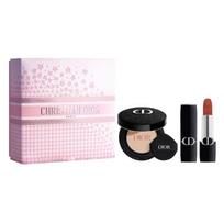 DIOR Lipstick Intense Blue Gold Makeup Locking Cushion Makeup Set Floral Houndstooth Limited Gift Box Creamy Skin Long-lasting Makeup Boosting Color mėlyna
