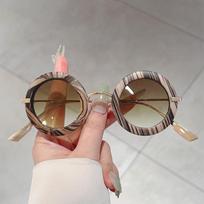 Gafas De Sol New Small Round Women Sunglasses Fashion Jelly Color Gradient Shades UV400 Men Trending Punk Matte Sun Glasses