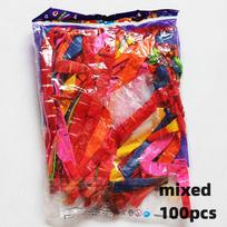 100 vnt. Raketos formos balionas Garsinis Dryžuotas žaislas Balionas Įvairių spalvų Pripučiami oro kamuoliai Globos Vaikų gimtadienio šventės dekoracijos Vaikų žaislai