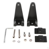 Universal Side Brackets Mount Row led Light Bar Heavy Duty Aluminum Kit