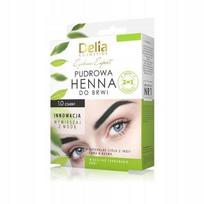 Delia Henna Pudrowa Do Brwi 1.0 Czarna, Saszet. 4G