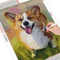 5D Diamond Painting Full Round Animal Diamond Art Embroidery Animal 20X30CM