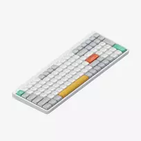 NuPhy Air96 V2 Wireless Belaidė Žaidimų Klaviatūra | Ionic White, Gateron Moss