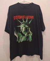 System of a down liūdna Laisvės statulos vintažinio marškinėlio pakartotinis spausdinimas CS072 Unisex marškinėlis XXXXL
