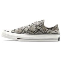 Converse Chuck 70 Dirbtinės gyvatės odos Madingi Patogūs Neslystantys Patvarūs Žemi Skate batai Unisex sportbačiai Pilki A13434C 41.5