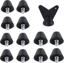 Nailoniniai futbolo batų kaiščiai 5MM sriegiu, 13MM ir 16MM ilgio