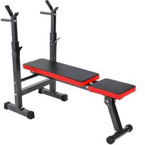 WURONG Foldable Multi-functional Weight Bench with Barbell Rack