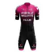 Summer Short-sleeved Triathlon Onesie Cycling Suit Cycling Suit Triathlon Mountain Bike Racing Suit 2026 Summer Breathable One-piece Cycling Suit Set XS