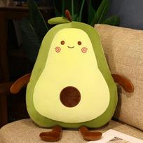 50-100cm Kawaii pliušinis vaisius Žalias milžinas avokadas pliušinis žaislas minkšta lėlė didelė miego pagalvė miela gimtadienio dovana mergaitei kambario dekoras 50cm