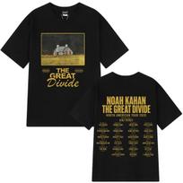 Noah Kahan The Great Divide Tour 2026 Graphic T Shirt Men Women Hip-hop Oversized T-shirt Loose Casual Harajuku Cotton T-shirts 4XL