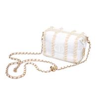 DIOR [Individualizuotas kosmetikos dėklas] Fantazija Nepaprasta Žvaigždė Kremas Prancūziškas Elegantiškas ir Švelnus Baltas Tekstūruotas Audinys Laikymo Dėklas balta