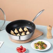 Debo Whitney 26cm Refined Iron Deep Fry Pan