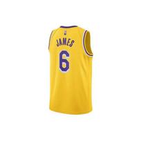 Nike Retro krepšinio marškinėliai, SW gerbėjų leidimas, Los Angeles Lakers, LeBron James Nr.. 6 Vyriški Viršutiniai Drabužiai Geltoni DB3576-731 M