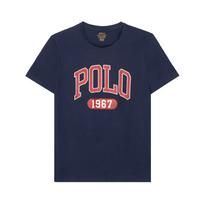 Polo Ralph Lauren Letter And Number Print Crew Neck Short Sleeve T-Shirt Men T-Shirts Blue 710796090-003 S