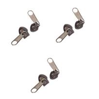 Languettes de fermeture éclair - INF - Remplacement universel - Paquet de 6 - Noir - Réparation facile juoda