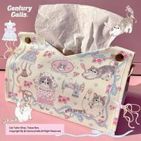 New Arrival: Cat Tailor Tissue Box - Desktop Light Luxury Art, Cute & Stylish for Home Use