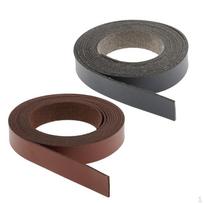 2 vnt. 15 mm odinės juostelės rankinei, rankenai, drabužių reikmenims black