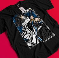 Demon Slayer Shirt Obanai Iguro Tshirt Zenitsu T-Shirt Muzan Tanjiro Doma Tee BB755 S
