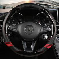 Neslystanti automobilio anglies pluošto vairo apdangalas Mercedes Ben AMG 38cm modeliams A C CLA E GLA GLC GLE S B CLS klasės A