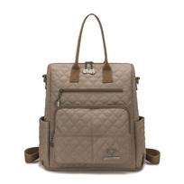 Women's Anti-Theft Backpack Rhomboid Dual-Use Travel Backpack juoda