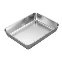 JINGRUIXIANG Stainless Steel Food Prep & Storage Tray with Lid
