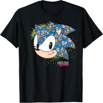 Sonic the Hedgehog - Arcade Sonic T-Shirt S juoda