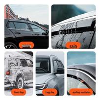 Toyota Yaris Sunshade & Rain Guard - Black Window Visor Parts Toyota Yaris 2020-2024